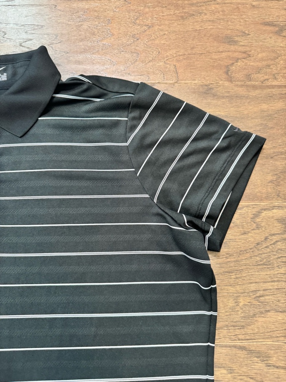 Nike Golf Women’s Black Striped Polo Top - Picture 5 of 13